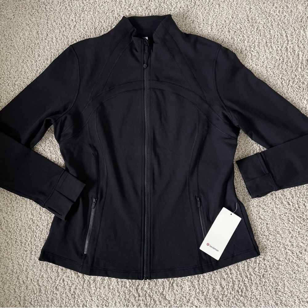 Lululemon Define Jacket Luon Zip Up Black W18